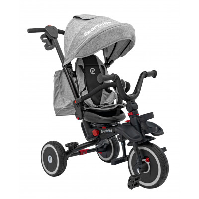 Trojkolka RIDER SPORTRIKE - Sivá